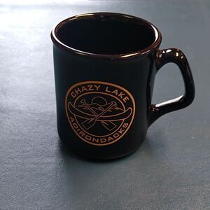 Chazy Lake Adirondacks Ceramic Mug canoe graphics nautical Cottagecore